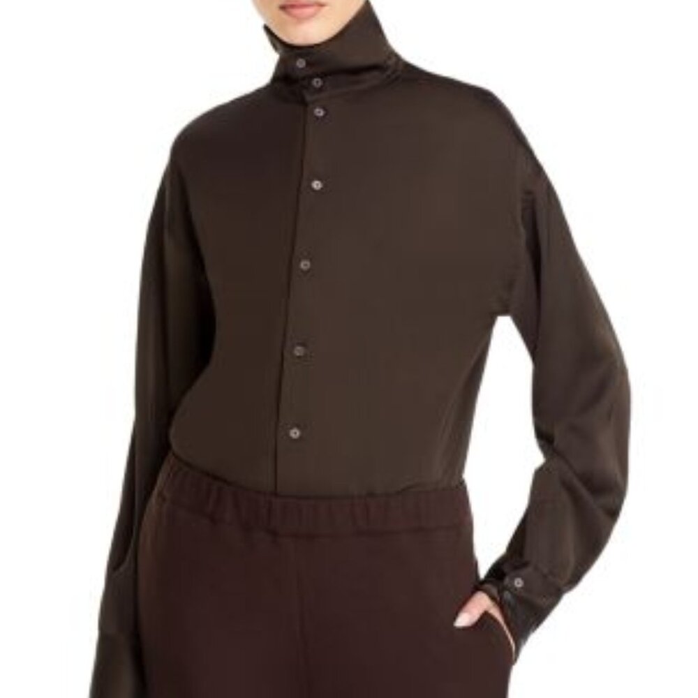FABIANA FILIPPI - CAMICIA IN RASO DI VISCOS